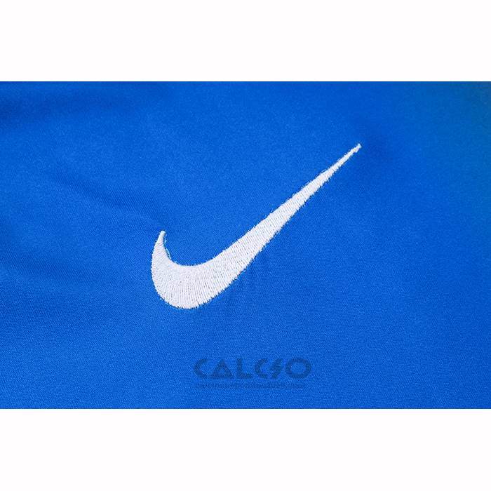 Tuta da Track Paris Saint-Germain Manica Corta 2025-2026 Blu Rosso - Pantaloncini